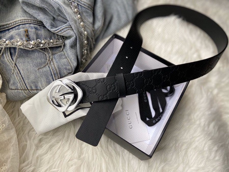 Gucci Signature Belt Black For Women, Women Belt