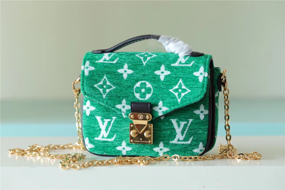 Louis Vuitton Micro Metis Monogram Jacquard Green For Women, Women’s Handbags, Shoulder And Crossbody Bags 5.5in/14cm LV M81127