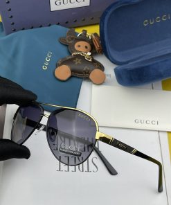 Gucci Oversize Oval-Frame Sunglasses