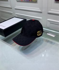 Gucci Canvas Baseball Hat Black Gucci Hat