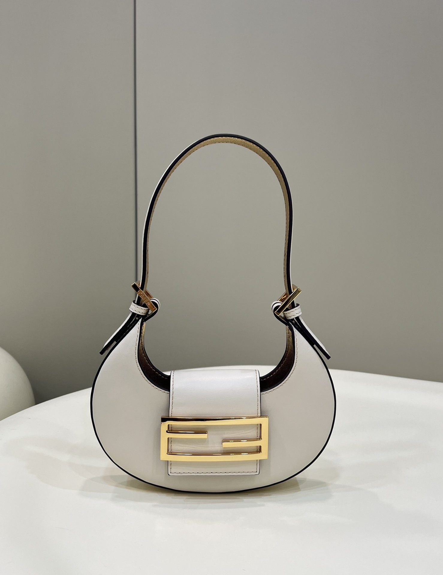 Fendi Cookie White For Women, Women’s Handbags, Shoulder Bags 7.4in/19cm FF 8BS065AAIWF0K7E