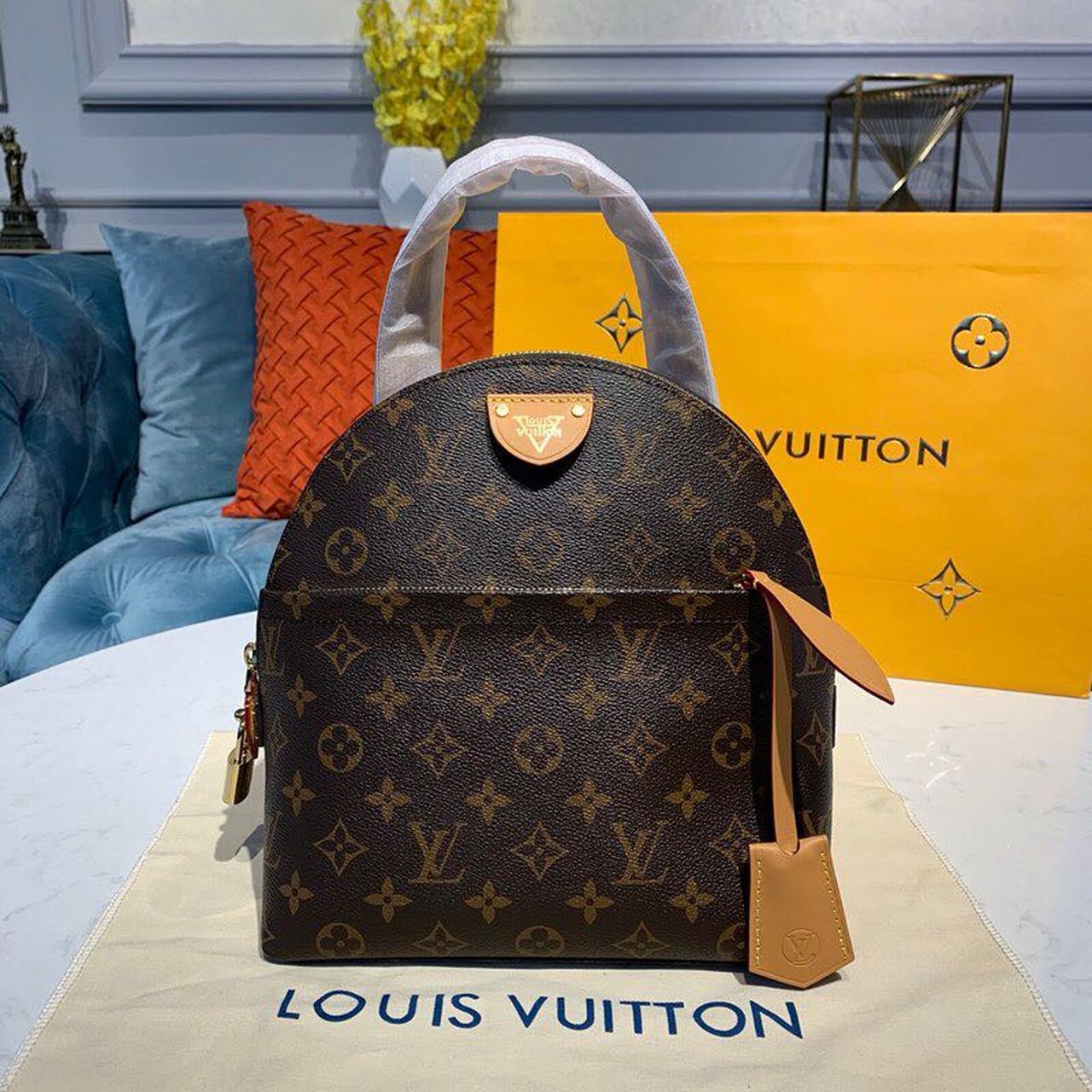 Louis Vuitton Moon Backpack Monogram Canvas By Nicolas Ghesquière For The Louis Vuitton Cruise Collection, Women’s Bags 32cm LV M44944