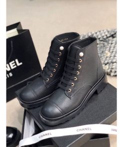 Chanel Ankle Boots Black For Women, Women’s Shoes G36209