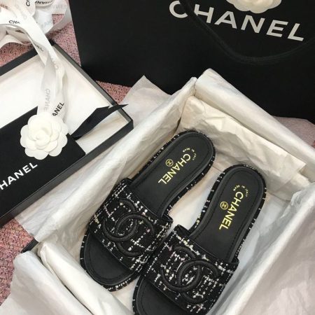 Chanel Mules Black For Women, Women’s Shoes