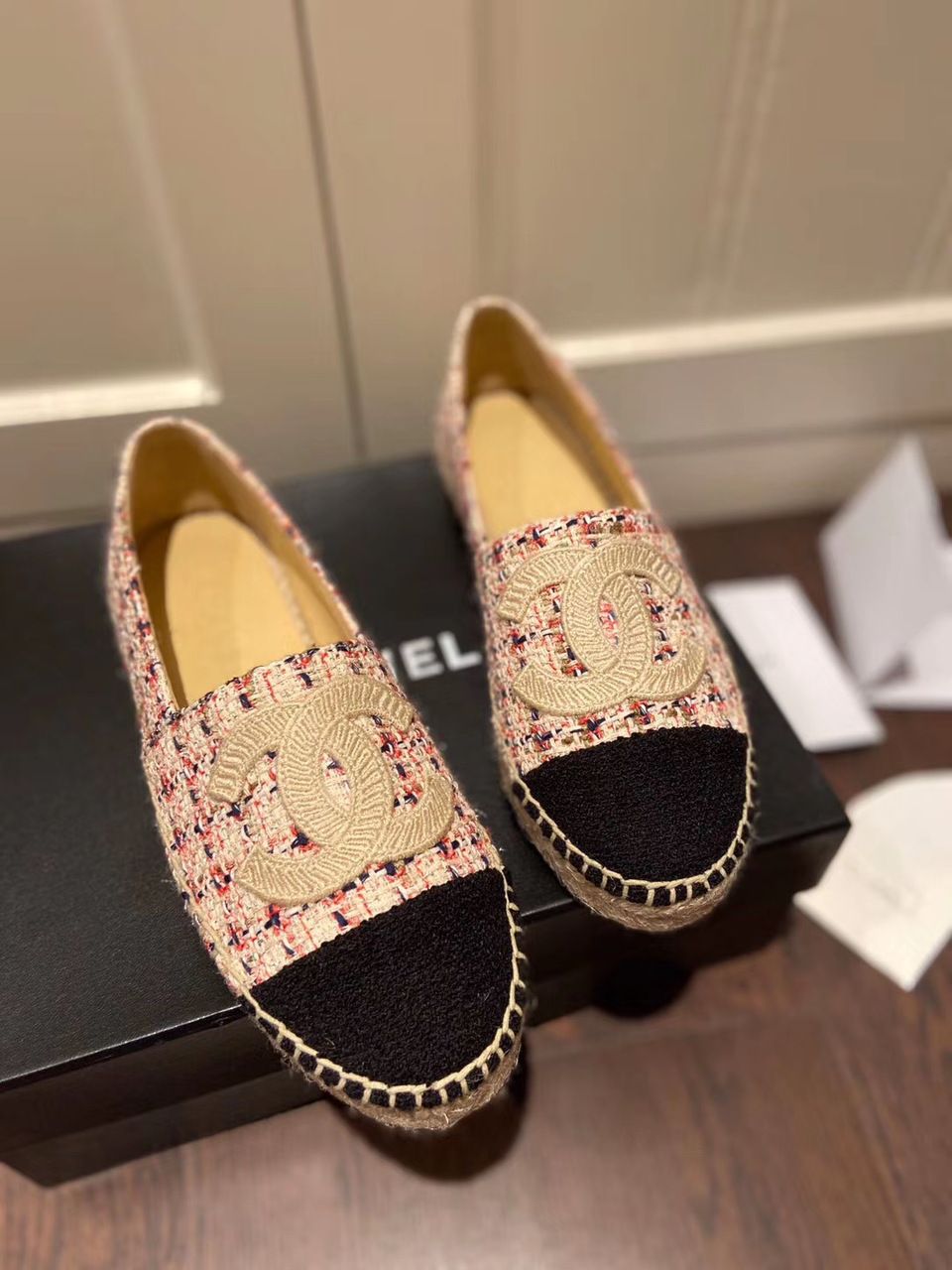 Chanel Espadrilles Pink For Women, Women’s Shoes G29762