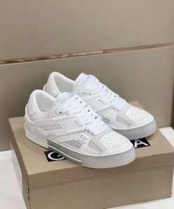 Dolce & Gabbana Sneakers With DG Logo White For Women DG Shoes