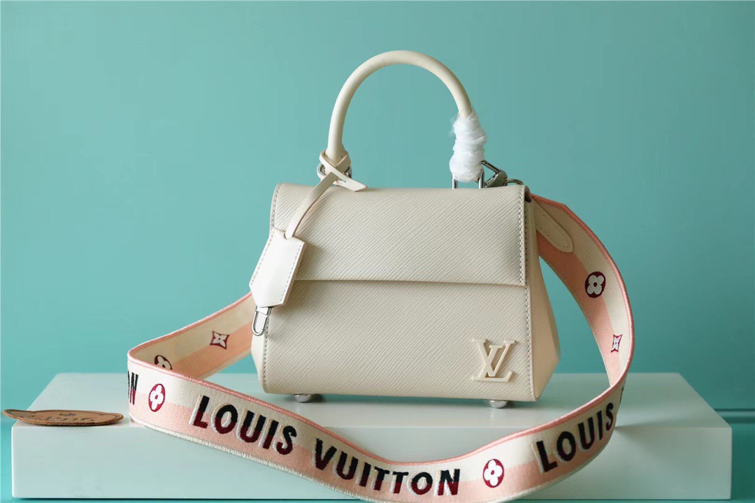 Louis Vuitton Cluny Mini Epi Quartz For Women, Women’s Handbags, Shoulder And Crossbody Bags 20cm/7.9in LV M58928