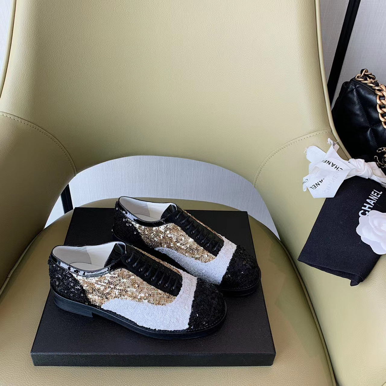 Chanel Lace-Ups Multiple Color For Women, Women’s Shoes