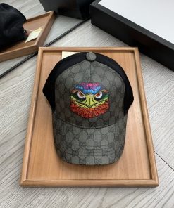 GUCCI Canvas Baseball Cap Black