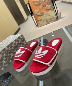 Gucci x Adidas Women’s Gucci Platform Sandal Red For Women Gucci 702398 UU010 6560