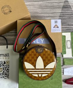 Gucci x Adidas Ophidia Small Shoulder Bag Brown For Women, Women’s Bags 8.6in/22cm Gucci 702640 UVSKT 7268