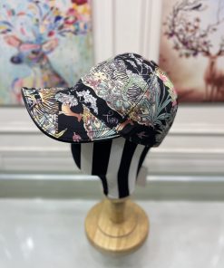 Gucci Canvas Baseball Hat Tiger Black Gucci Hat