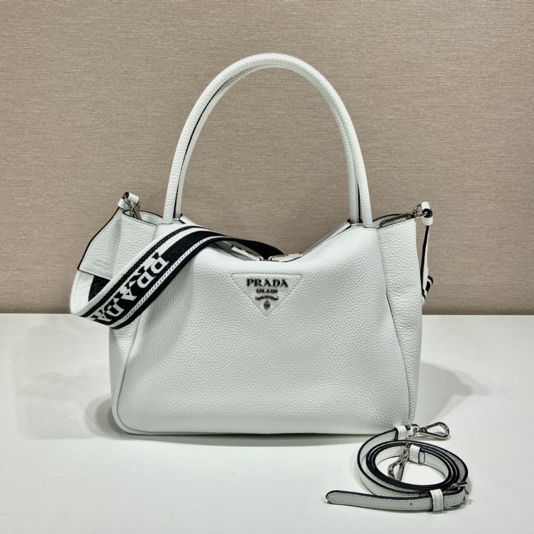 Prada Large Handbag White For Women, Women’s Bags 12.6in/32cm