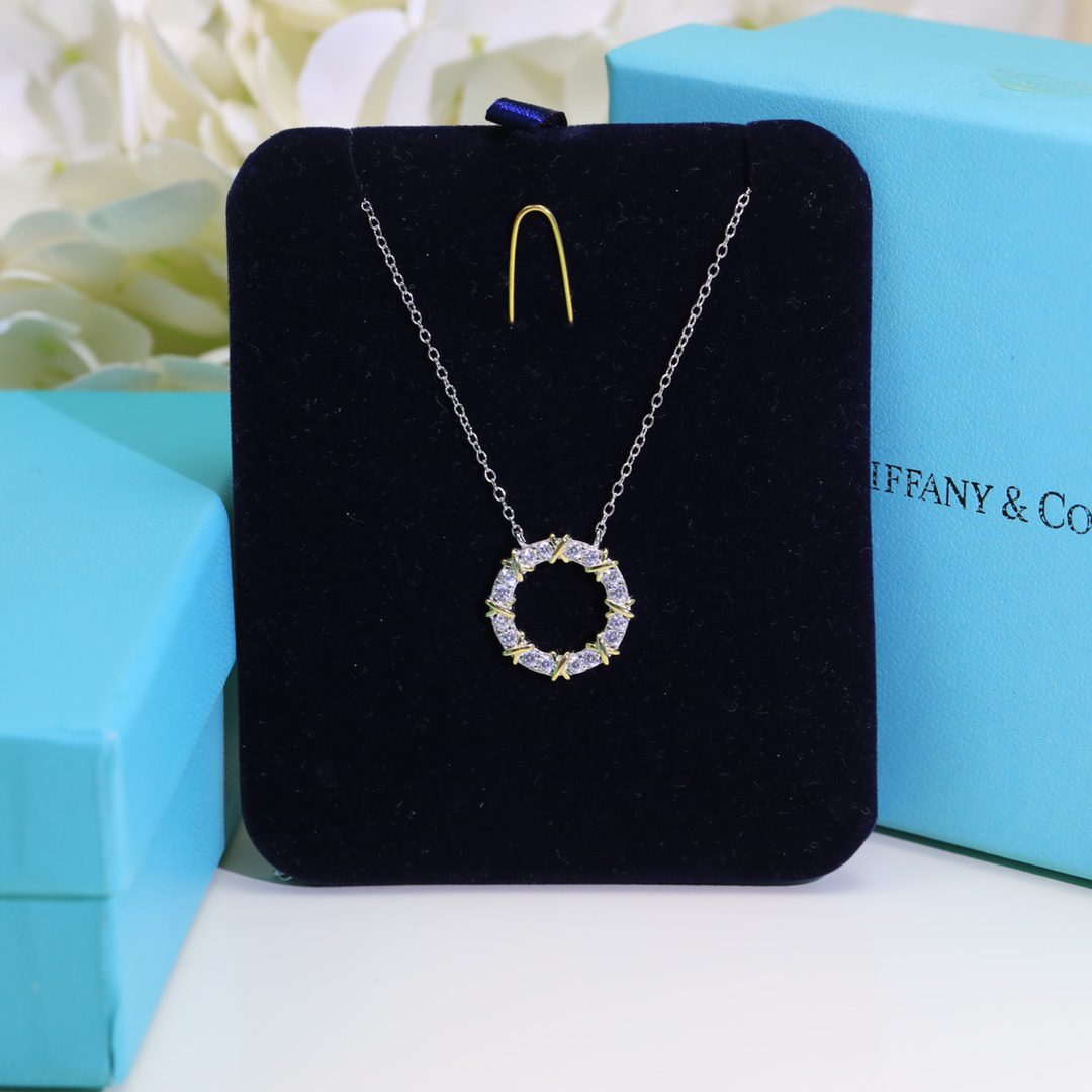 Tiffany & Co Sixteen Stone Circle Pendant Necklace 60022678