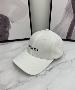 Fendi Baseball Cap White Fendi Cap
