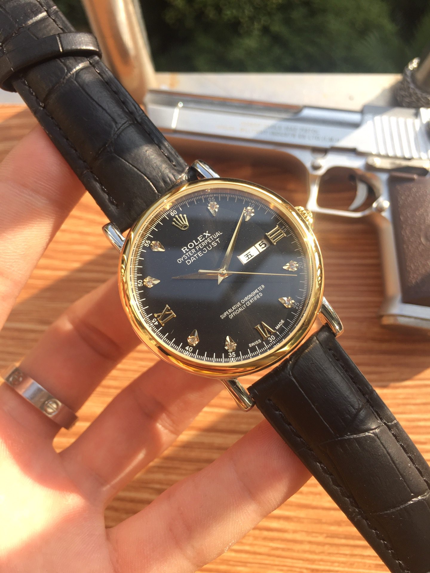 Rolex Datejust 41 Gold Toned For Men