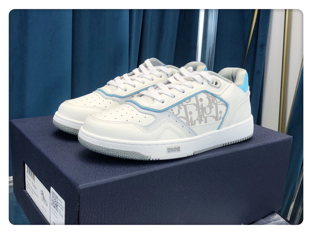 Christian Dior B27 Low-Top Sneaker White/Blue For Men CD
