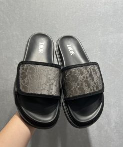 Christian Dior Alpha Sandal Black For Men CD