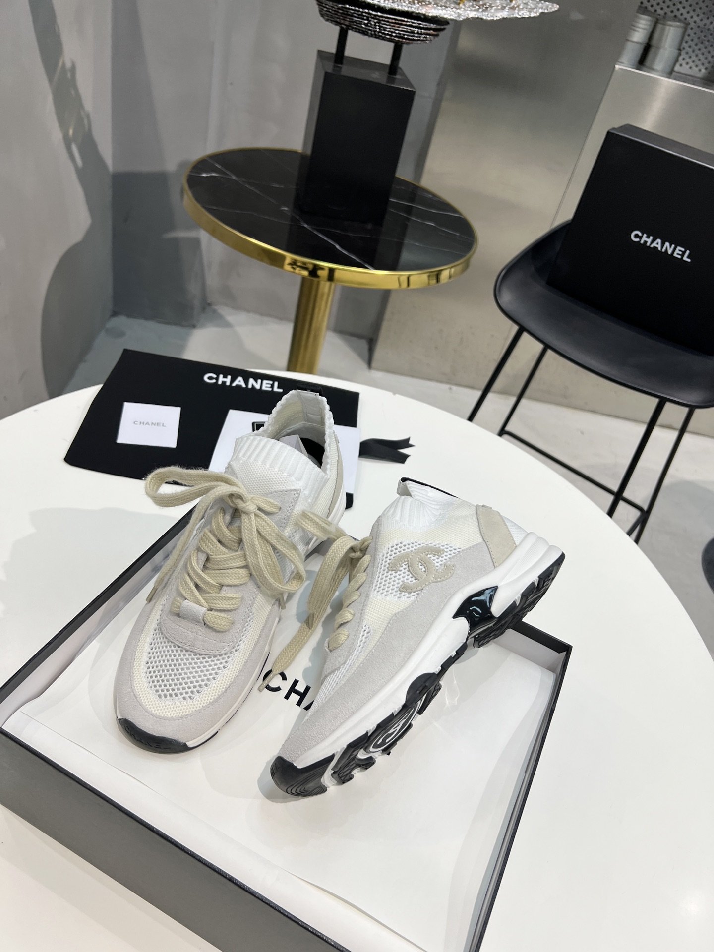 Chanel Sneakers White For Women, Women’s Shoes