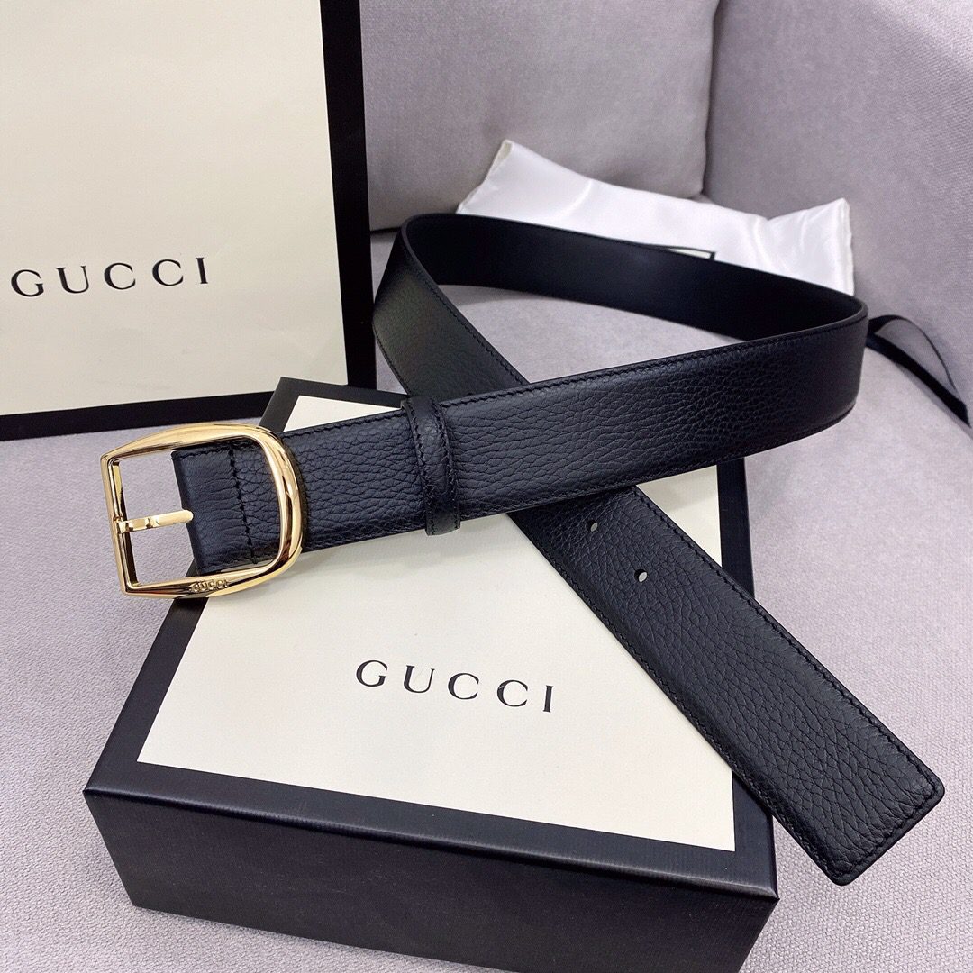 Gucci Belt With Rectangular Buckle Black For Women, Women Belt