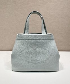 Prada Small Tote Grey For Women, Women’s Bags 12.6in/32cm