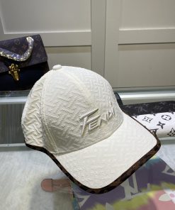 Fendi Baseball Cap White Fendi Cap