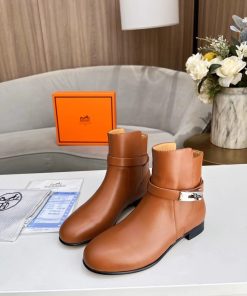 Hermes Neo Ankle Boot Brown For Women, Women’s Shoes H202255Z