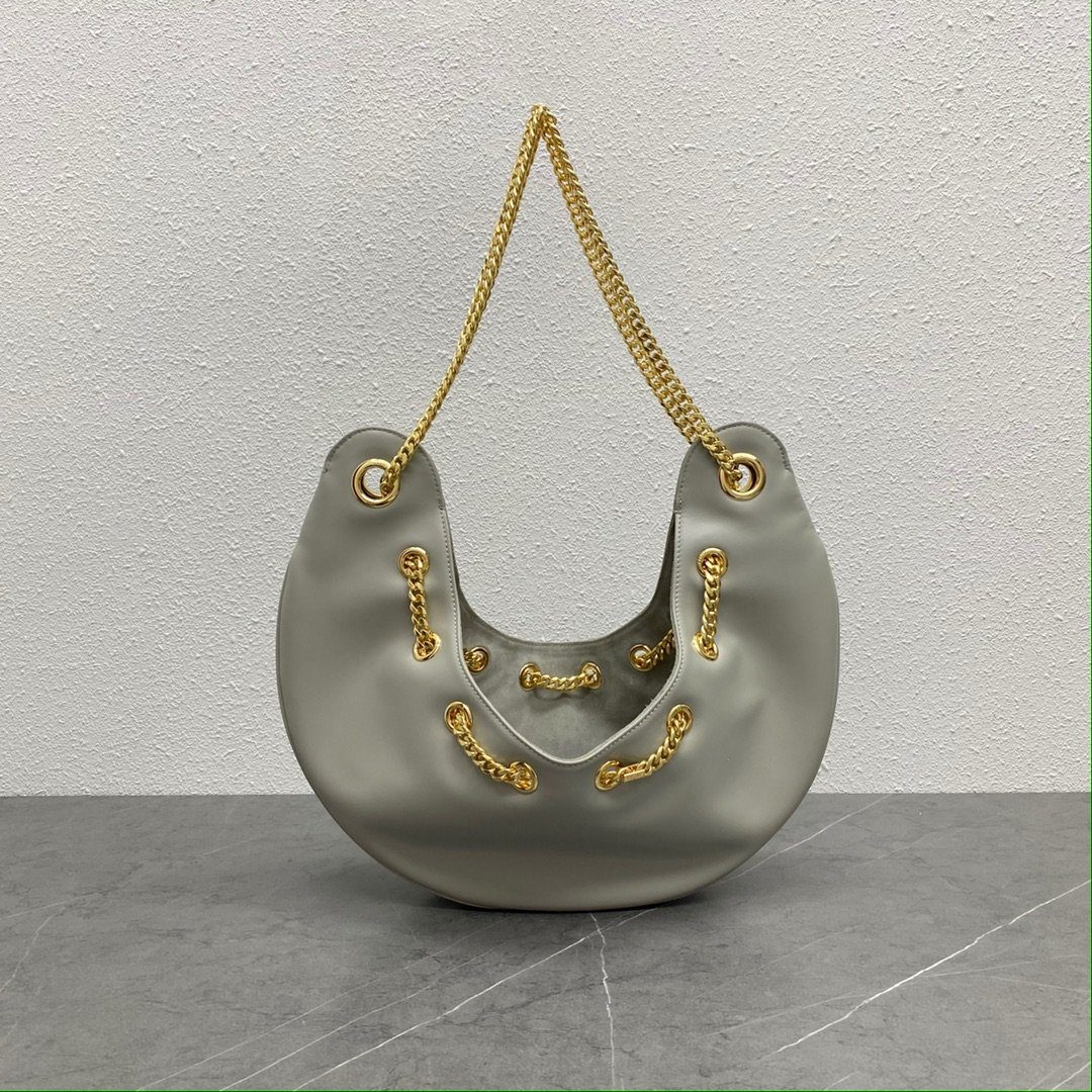 Celine Large Ava Chain Grey For Women 13in/33cm 
