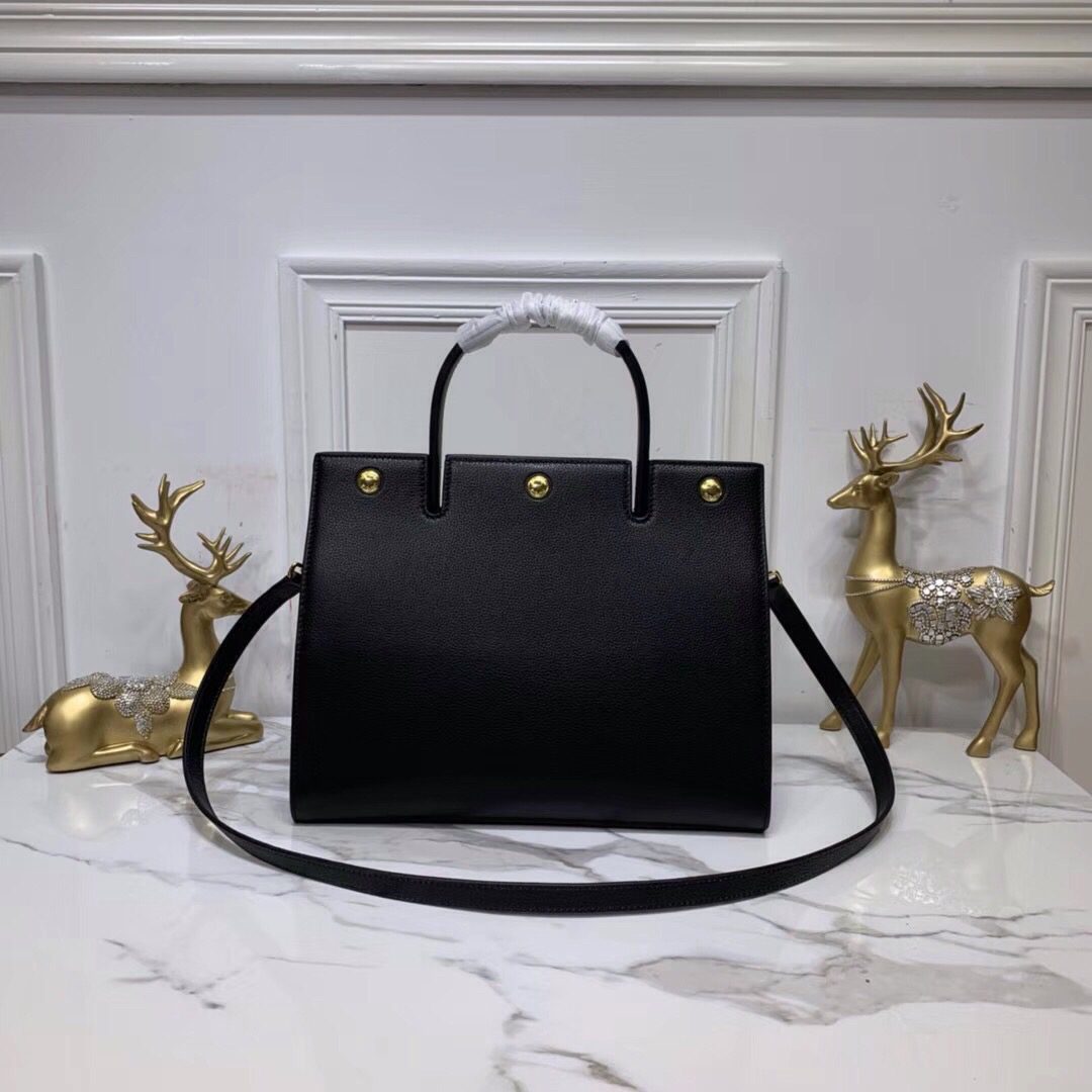 Burberry Small Title Bag With Pocket Detail Black For Women, Women’s Bags 11.8in/30cm