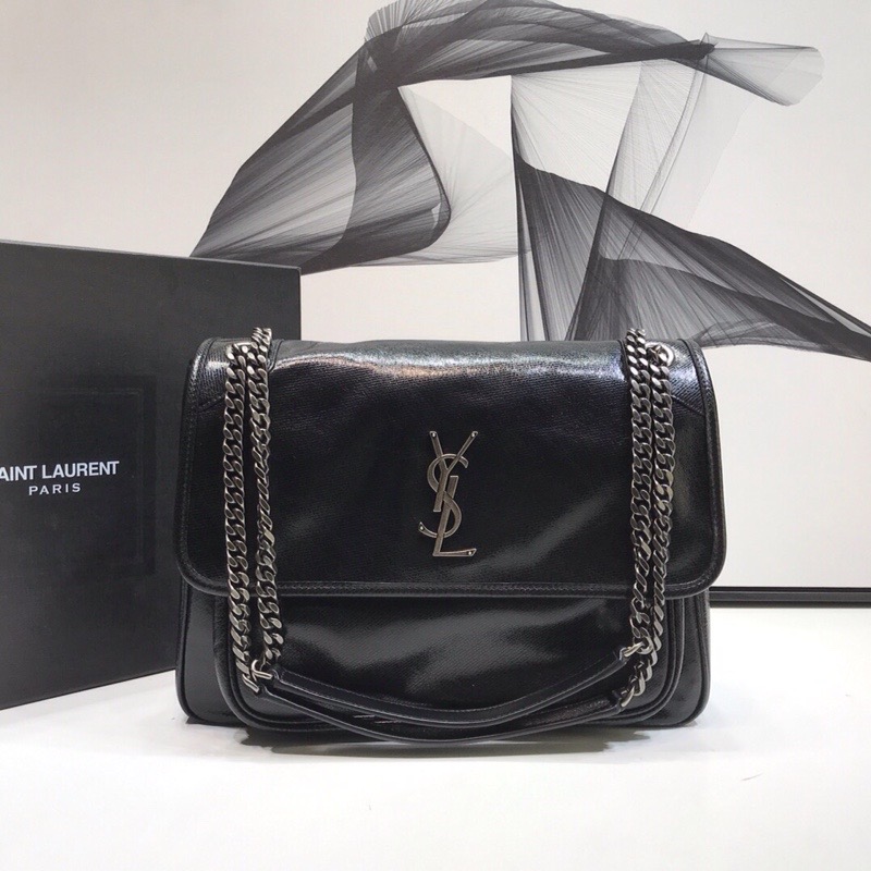 Yves Saint Laurent Niki Medium Chain Bag Black For Women 11in/28cm YSL