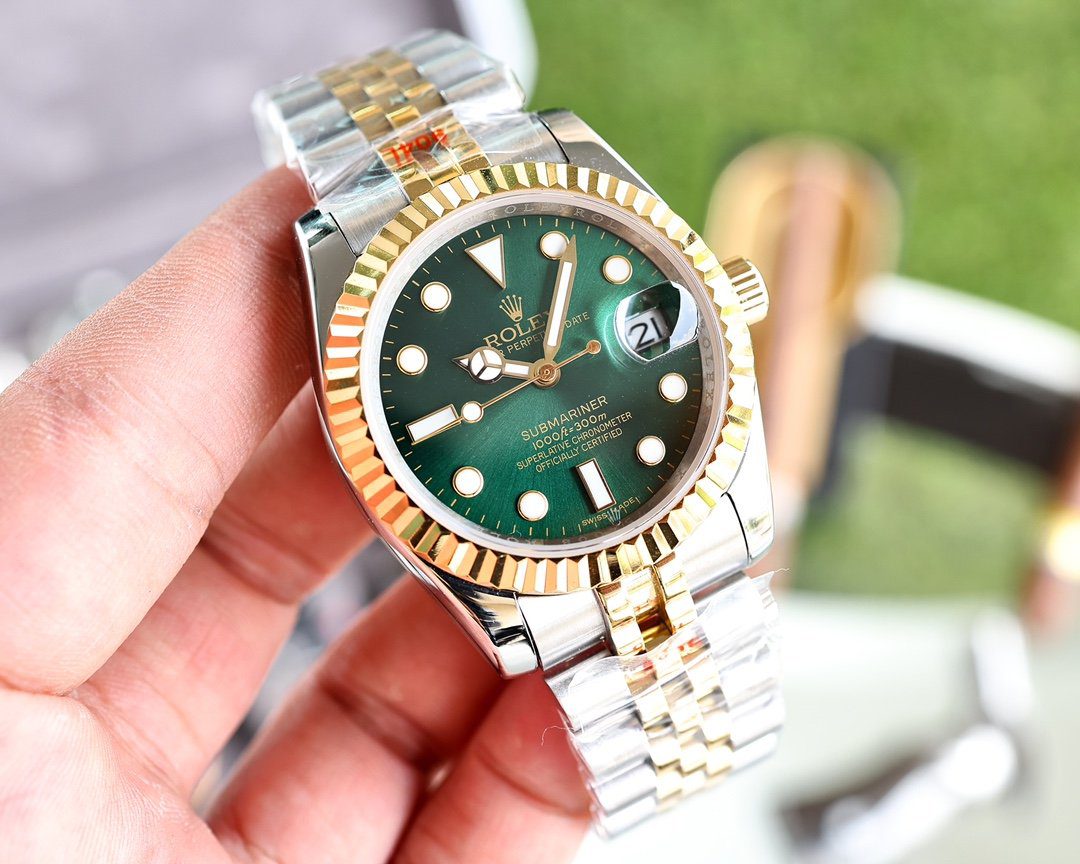 Rolex Submariner Date 41mm Silver Toned For Men
