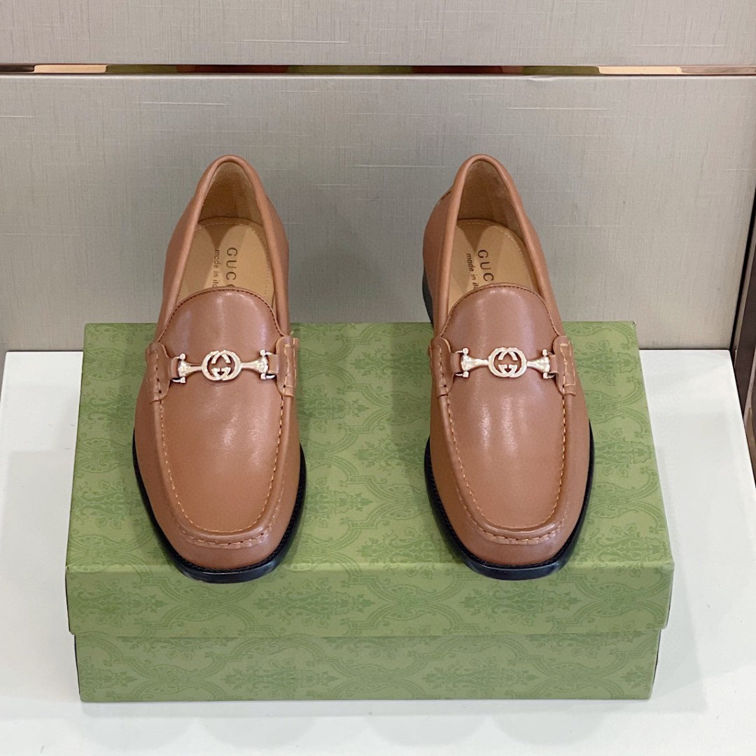 Gucci Men’s Horsebit Loafer Brown For Men 644724