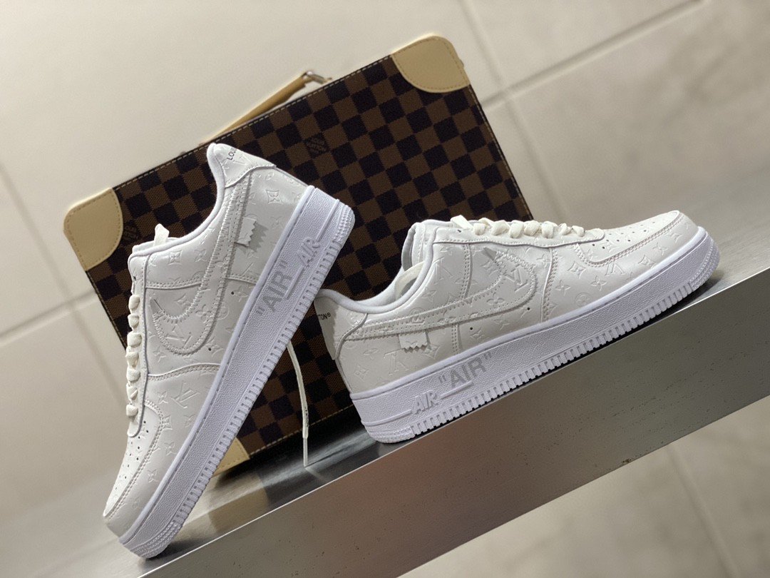 Nike Air Force 1 Low x Louis Vuitton Virgil Abloh ‘White’ For Men CT1741-101