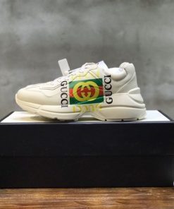 Gucci Rhyton Dad Sneakers Calfskin Leather Spring/Summer Collection Off White