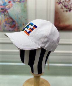 Fendi Baseball Cap White Fendi Cap