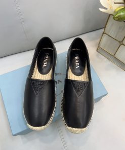 Prada Nappa Espadrilles Black For Women 0.8in/20mm Prada 1S871M_79N_F0002_F_020