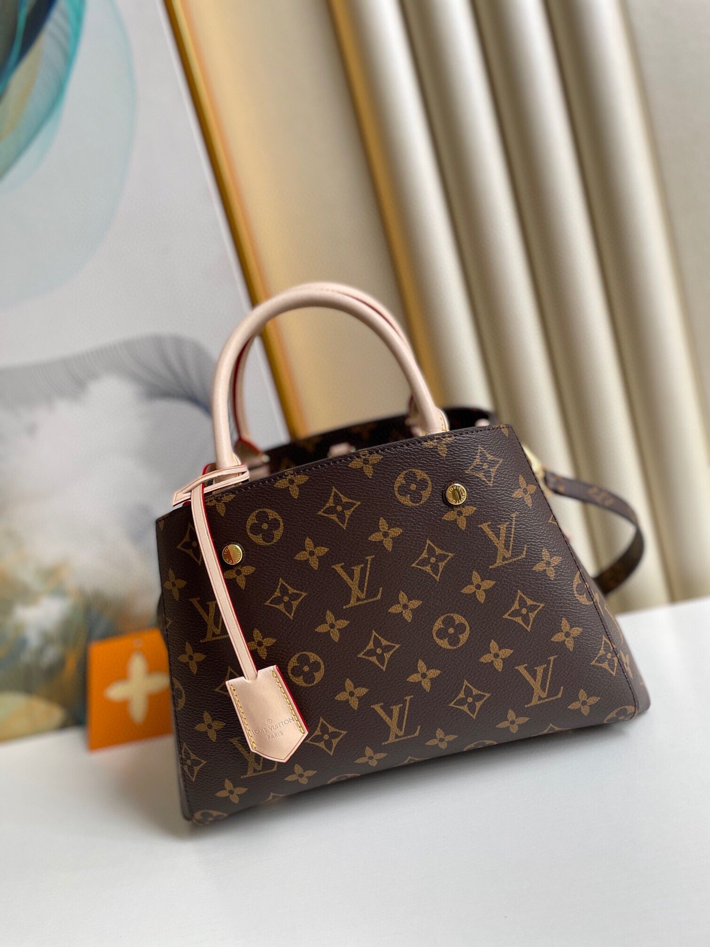Louis Vuitton Montaigne BB Monogram Canvas For Women, Women’s Handbags, Shoulder And Crossbody Bags 11.4in/29cm LV M41055