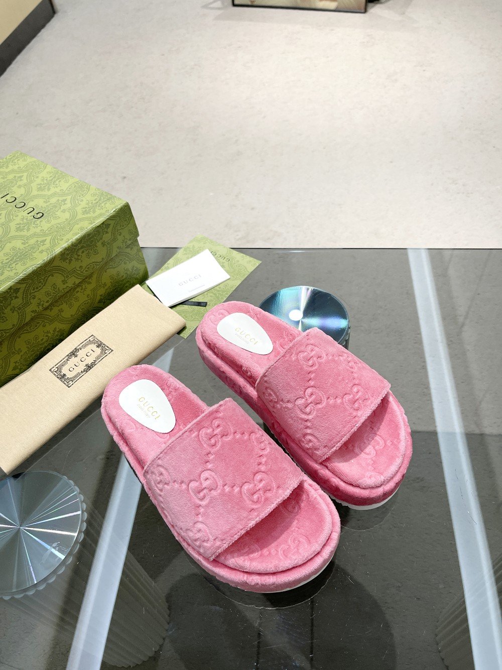 Gucci Women’s Gucci Platform Sandal Pink For Women GG