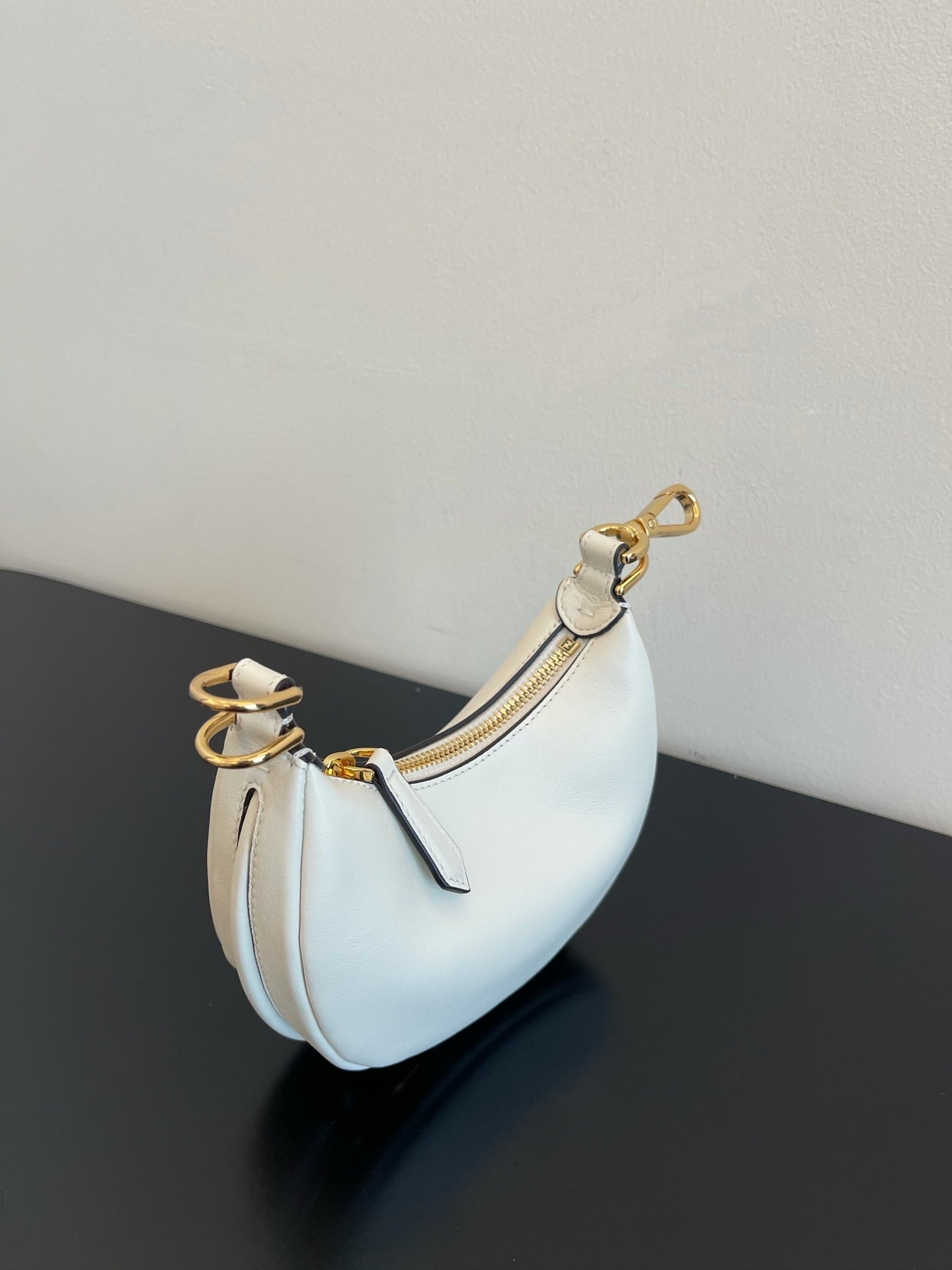 Fendi Nano Fendigraphy White For Women, Women’s  6.7in/17cm FF 7AS089A5DYF1HEL