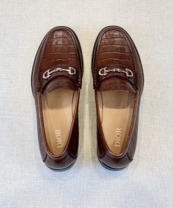 Christian Dior Loafer With Horsebit Brown For Men CD