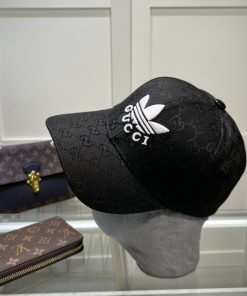 Gucci x Adidas Baseball Hat Black Gucci Hat