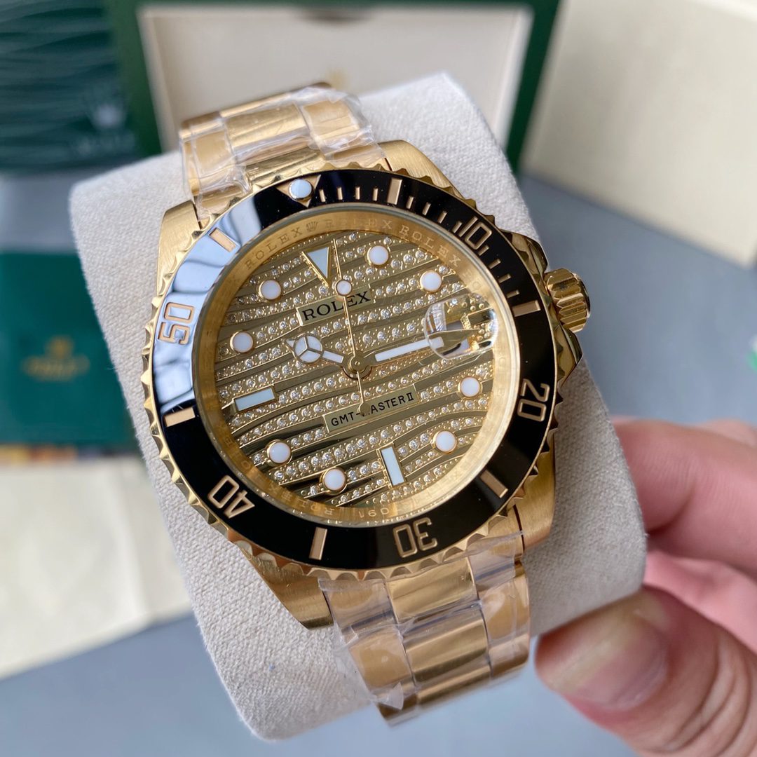 Rolex GMT – Master II 40mm For Men Gold Toned