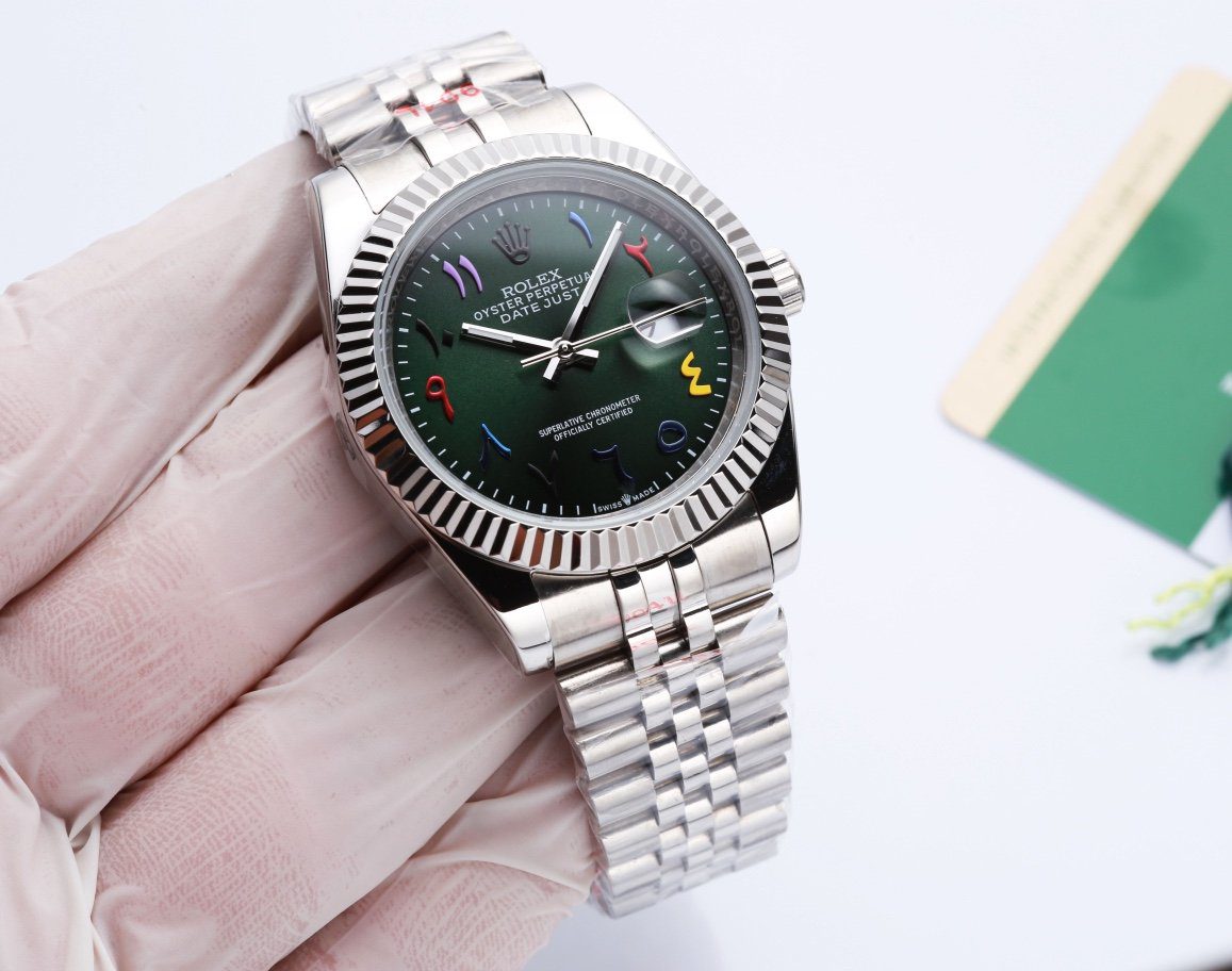 Rolex Datejust 41mm Oyster Perpetual Silver Toned For Men