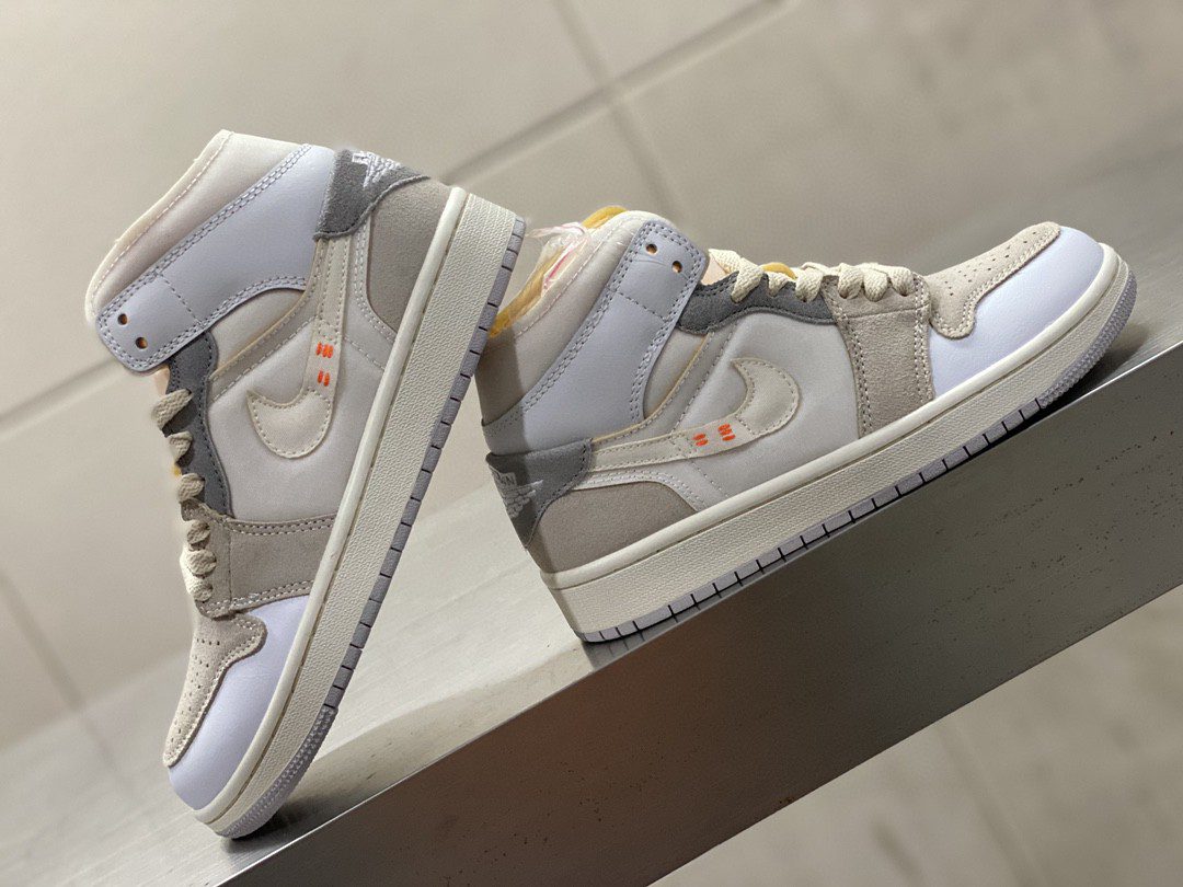 Nike Air Jordan 1 Mid SE Craft ‘Inside Out’ Beige For Men DQ3726-100