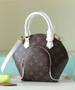 Louis Vuitton Ellipse BB Handbag Created By Nicolas Ghesquière From Classic Monogram Canvas For Women Brown 9.1in/23cm LV M20752