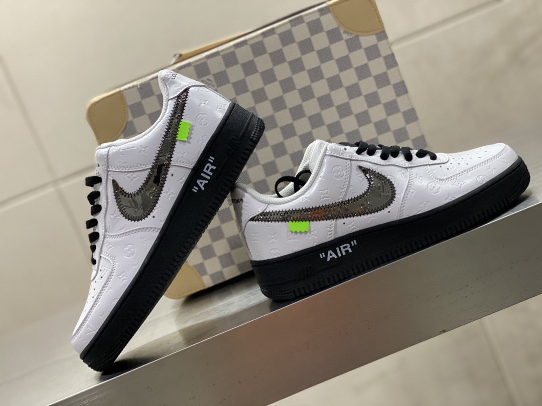 Nike Air Force 1 x Louis Vuitton White For Men