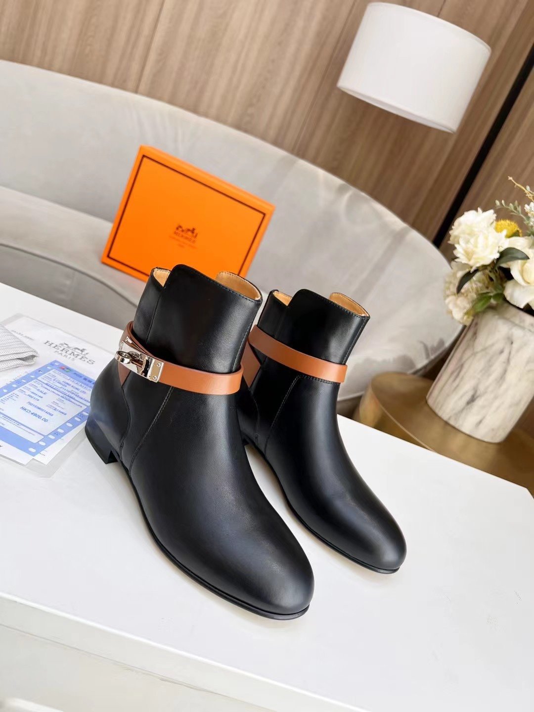 Hermes Neo Ankle Boot Black For Women, Women’s Shoes H162133Z