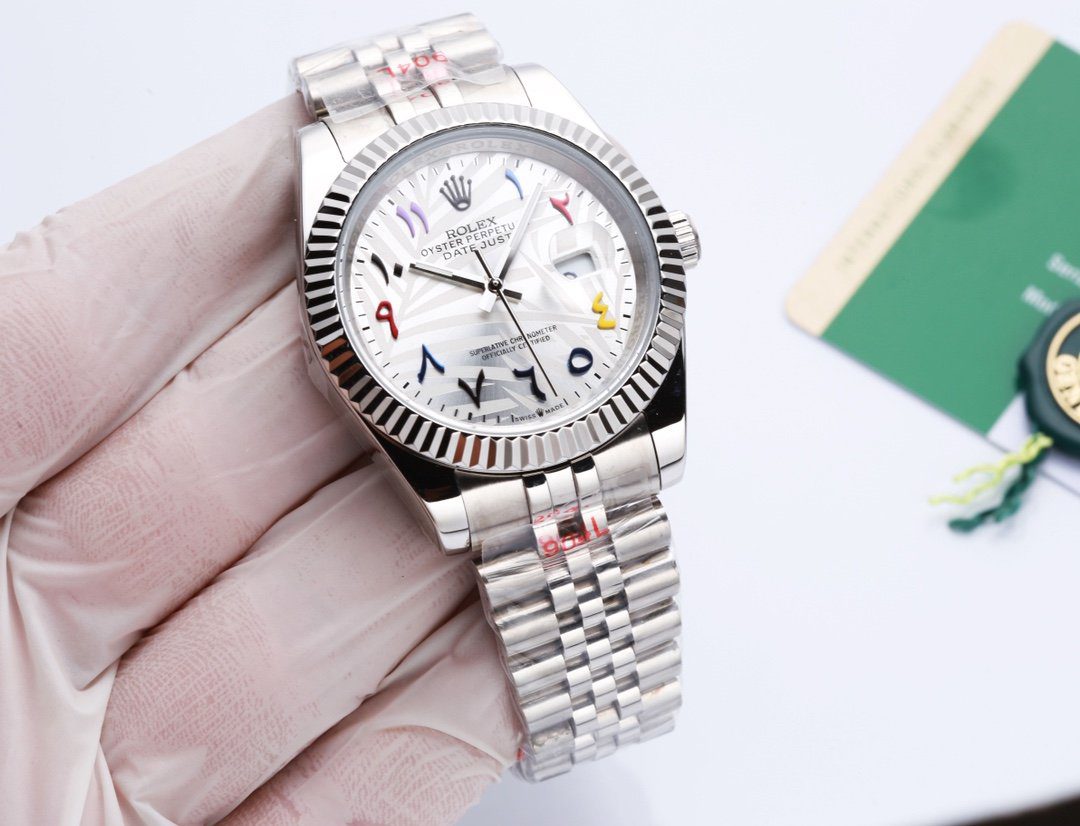 Rolex Datejust 41mm Oyster Perpetual Silver Toned For Men
