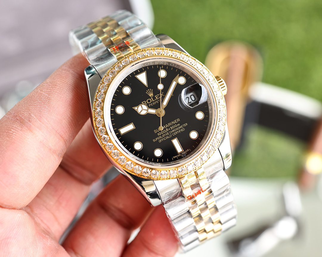 Rolex Submariner Date 41mm Silver Toned For Men