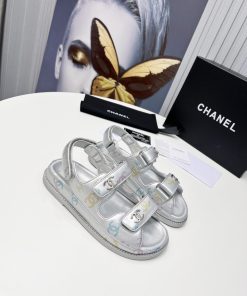 Chanel Women’s Sandals Sliver For Women